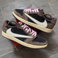 Travis Scott X Air Jordan 1 Low Sneaker Mocha