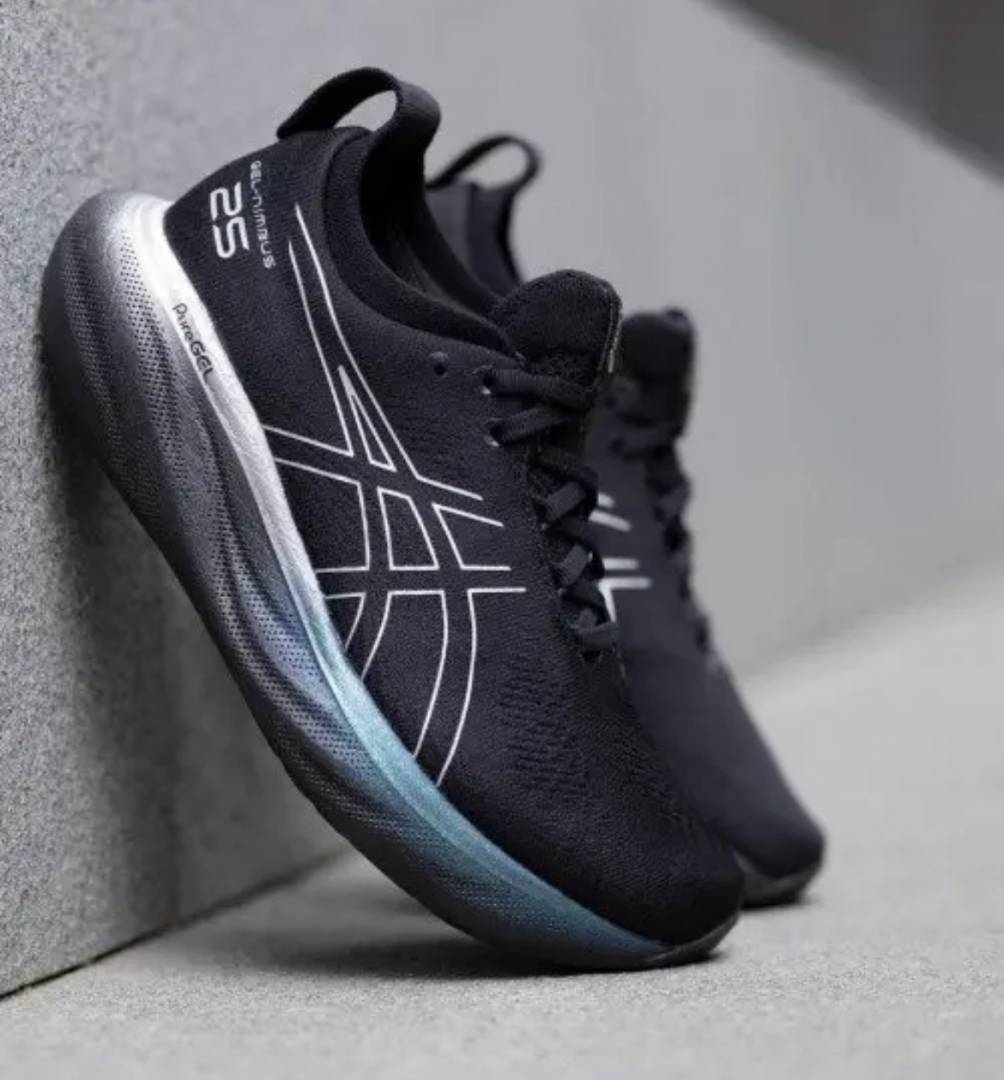 Asic sGel Nimbus 25 Platinum Black