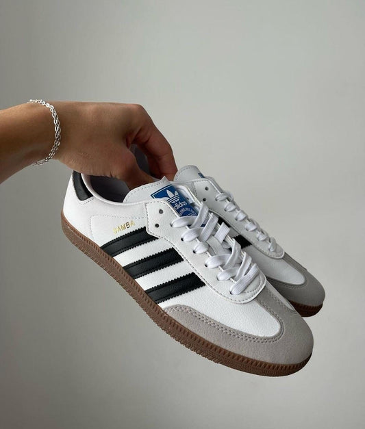 ADIDAS SAMBA WHITE BLACK
