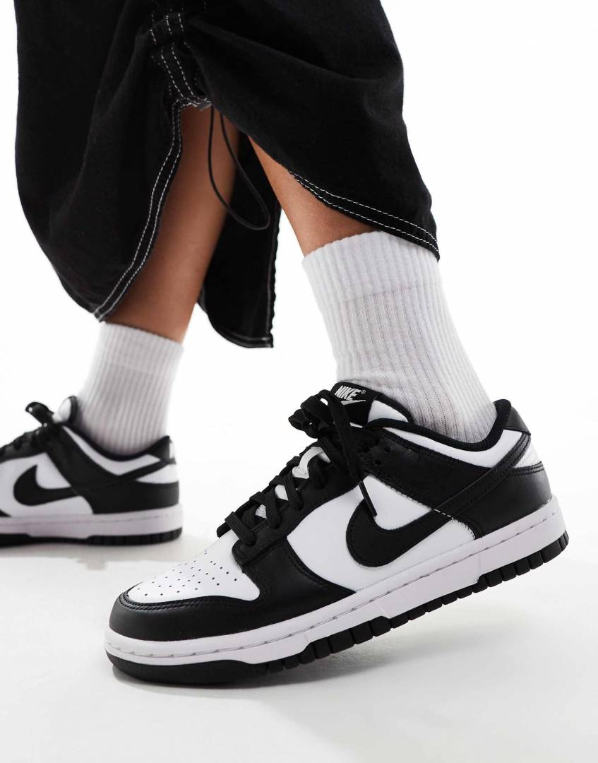 Nik.e Sb Dunk Low Panda Leather Quality