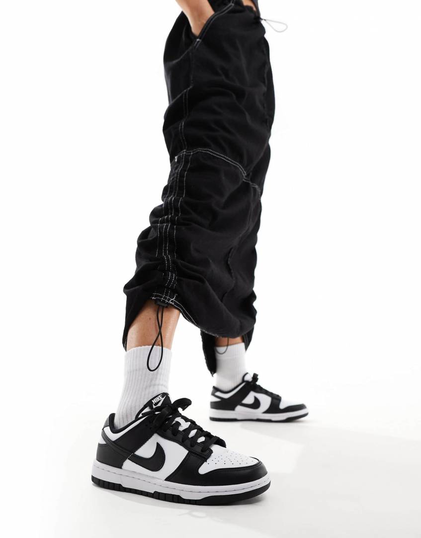 Nik.e Sb Dunk Low Panda Leather Quality